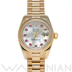 USED ROLEX LADY DATEJUST 26 179178NGR WHITE LADIES WATCH #21011