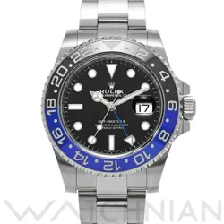 USED ROLEX GMT MASTER II 116710BLNR BLACK MEN'S WATCH #210511