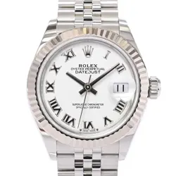 USED ROLEX DATEJUST 28 279174/J WHITE CASE SIZE 28MM LADIES WATCH #21211