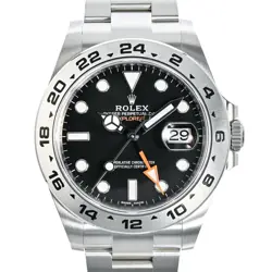 USED ROLEX EXPLORER 2 216570 BLACK CASE SIZE 42MM MEN'S WATCH #291711