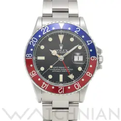 USED ROLEX GMT MASTER MARK4 1675 BLACK CASE SIZE 40×40MM MEN'S WATCH #21111