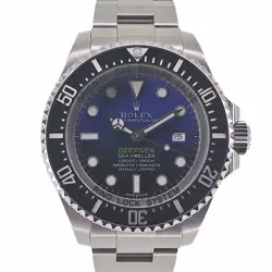 USED ROLEX SEA-DWELLER DEEP SEA D BLUE 116660 BLUE MEN'S WATCH #210511