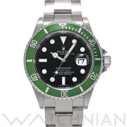 USED ROLEX SUBMARINER DATE 16610LV BLACK CASE SIZE 40×40MM MEN'S WATCH #29711