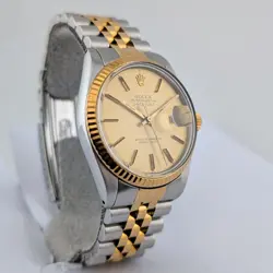 Rolex 16013 Datejust Two Tone Quickset 36mm 1987