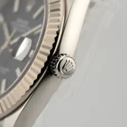 ROLEX Datejust 41 126334 Blue Fluted Motif Oyster Warranty 2023 Box/Paper