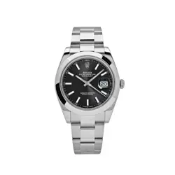 ROLEX DATEJUST 126300 STAINLESS STEEL BLACK DIAL OYSTER (2023)