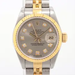 ROLEX DATEJUST 69173G SS×YG AT SILVER-FACE