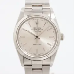 ROLEX AIR-KING 14000M SS AT SILVER-FACE