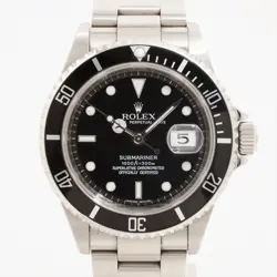 ROLEX SUBMARINER 16610T SS AT BLACK DIAL
