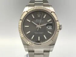USED ROLEX DATEJUST 41 126334 GRAY CASE SIZE 41.0 MM MEN'S WATCH #28711