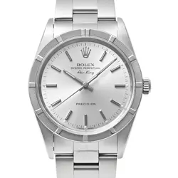 USED ROLEX AIR KING 14010 SILVER CASE SIZE 34MM×34MM MEN'S WATCH #24911