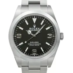 USED ROLEX EXPLORER 1 214270 BLACK CASE SIZE 39MM×39MM MEN'S WATCH #2113211