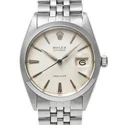 USED ROLEX OYSTER DATE 6694 SILVER CASE SIZE 34MM×34MM MEN'S WATCH #24711
