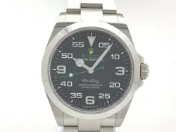 USED ROLEX AIR KING 126900 BLACK CASE SIZE 40.0MM MEN'S WATCH #241111