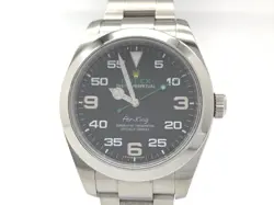 USED ROLEX AIR KING 116900 BLACK CASE SIZE 40.0MM MEN'S WATCH #261711