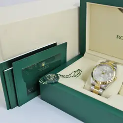 USED ROLEX Datejust 41 126333 Silver Men's Watch #27311