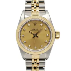 USED ROLEX DATEJUST 67193G LADIES WATCH #22211