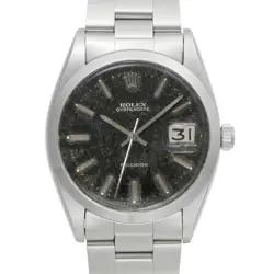 USED ROLEX OYSTER DATE 6694 BLACK CASE SIZE 34MM×34MM MEN'S WATCH #27711