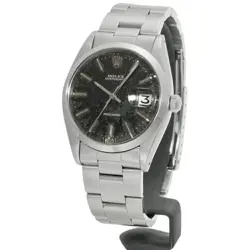 USED ROLEX Oyster Date 6694 Black Case Size 34mm×34mm Men's Watch #27711