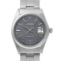 USED ROLEX OYSTER DATE 6694 GRAY CASE SIZE 34MM×34MM MEN'S WATCH #26711