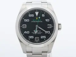 USED ROLEX AIR KING 116900 BLACK CASE SIZE 40.0MM MEN'S WATCH #271711