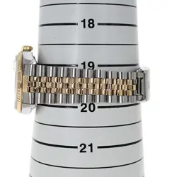 USED ROLEX Datejust 16233G Gold Case: 36.0mm Band: 19.5cm Men's Watch #915830