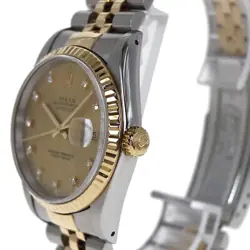 USED ROLEX Datejust 16233G Gold Case: 36.0mm Band: 19.5cm Men's Watch #915830