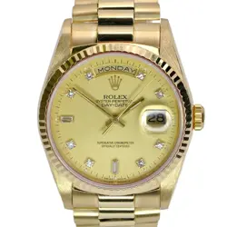 18K FLUTED PRESIDENT