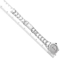 ROLEX YACHTMASTER 35 MIDSIZE STEEL PLATINUM MENS WATCH 168622