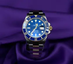 ROLEX SUBMARINER 116613LB SILVER AND GOLD OYSTER BRACELET 