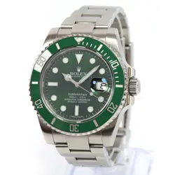 ROLEX SUBMARINER DATE HULK 116610LV 40MM GREEN DIAL STAINLESS STEEL