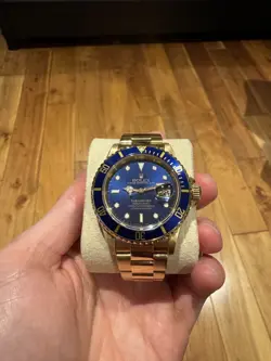 ROLEX SUBMARINER BLUE MEN'S WATCH - 16618