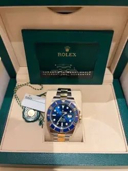 ROLEX SUBMARINER DATE 41MM BLUE DIAL TWO TONE 126613LB