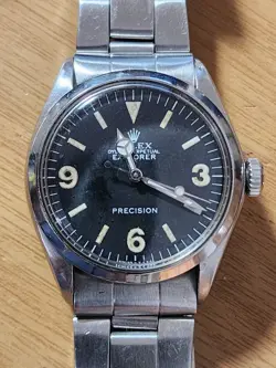 Vintage Rolex 5500 Explorer Caseback 1002 Cal 1520 eBay Auténtic Garanty Card