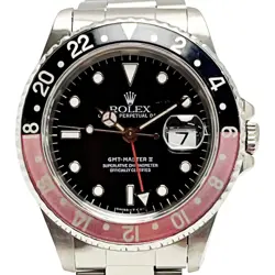 ROLEX GMT MASTER 2 16710 BLACK STAINLESS STEEL