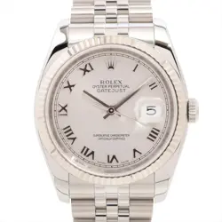 ROLEX DATEJUST 116234 SS×WG AT SILVER-FACE 2 EXTRA LINKS