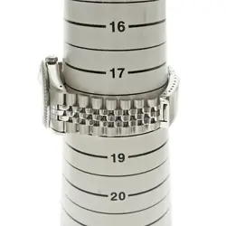 USED ROLEX Datejust 16220 Silver Case: 36.0mm Band: 18.0cm Men's Watch #911330