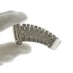 USED ROLEX Datejust 16220 Silver Case: 36.0mm Band: 18.0cm Men's Watch #911330