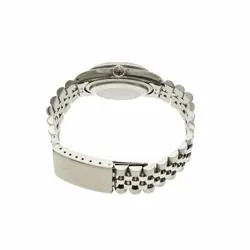 USED ROLEX Datejust 16220 Silver Case: 36.0mm Band: 18.0cm Men's Watch #911330