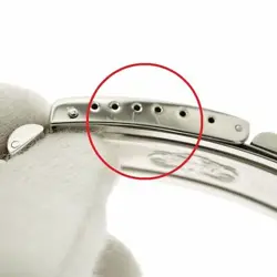 USED ROLEX Datejust 16220 Silver Case: 36.0mm Band: 18.0cm Men's Watch #911330