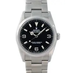 USED ROLEX EXPLORER 1 114270 BLACK CASE: 36.0MM MEN'S WATCH #922530