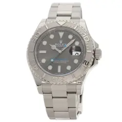 ROLEX YACHT-MASTER 40 DARK RHODIUM WATCHES 126622 STAINLESS STEEL/STAINLESS ...
