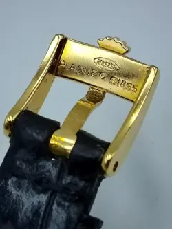 Auth Vintage Rolex Cellini 4081 18K Red Vignette Dial Manual Winding Lady Watch