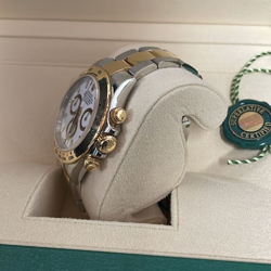 2022 ROLEX COSMOGRAPH DAYTONA 116503 WHITE DIAL STEEL AND GOLD OYSTER BRACELET