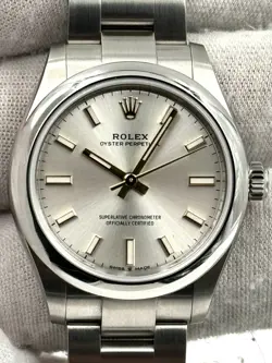 ROLEX OYSTER PERPETUAL 31MM SILVER DIAL 277200 BOX & PAPERS 2024