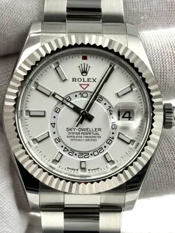 ROLEX SKYDWELLER WHITE