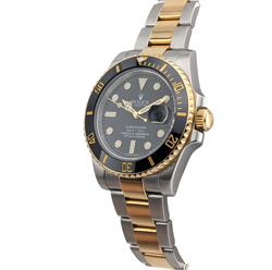 Rolex 116613LN Submariner Two Tone Black 40mm 2014 Box & Papers
