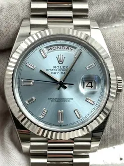 BAGUETTE DIAL PLATINUM