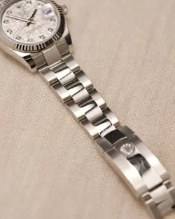 Rolex Datejust 178274 RARE Meteorite Diamond Dial 31mm Womens Watch w/ Papers