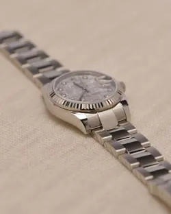 Rolex Datejust 178274 RARE Meteorite Diamond Dial 31mm Womens Watch w/ Papers